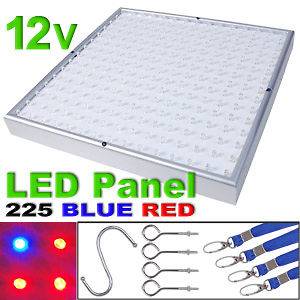 12v Blue Red Mixed 225 LED Grow Light Panel Indoor Garden Hydroponic 
