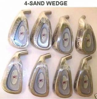 New 4 SW Irons Set Iron Heads Only OVERSIZE VISION