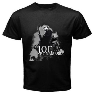 Joe Bonamassa Black Rock Blues Guitar Legend Mens Black T Shirt Size S 