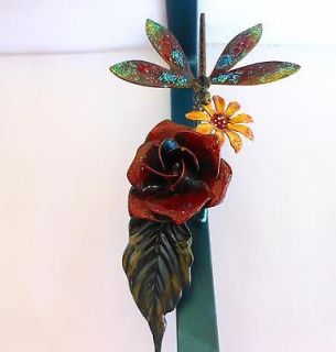 Window Hanger For Wild Bird or Hummingbird Feeder  Teal with Dragonfly 