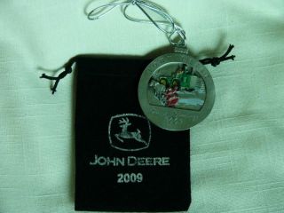 John Deere 2009 Pewter Medallion JD 8010 Tractor #14