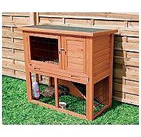   Enclosure Hutch for Guinea Pig Bunny Rabbit Cage New Free Shipping