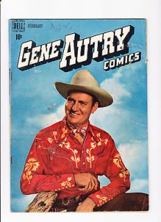 Gene Autry Comics No.24 1949  Guitar Back Cover 