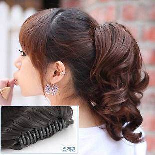 claw clip in pony tail hair extension in Womens Hair Extensions 