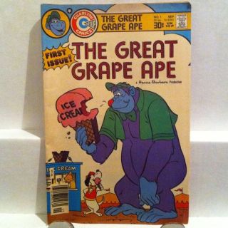 The Grape Ape Comic, Vol.1, No.1, Sept.1976, Minor Wear, Free Shipping 