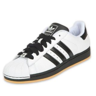   Superstar II 2 Edition White Black Gum Leather Shoe Rubber Shell Toe