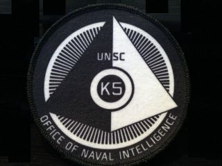SDCC 2012 Halo 4 UNSC Office of Naval Intelligence K5 (ONI) Patch