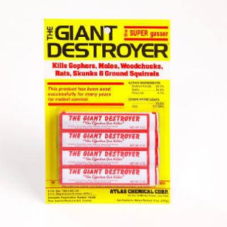 Pack, 2 OZ Giant Destroyer Cartridge Rodent Gasser