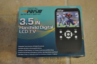 Brand New in Box Digital Prism 3.5 in. Handheld Digital LCD TV