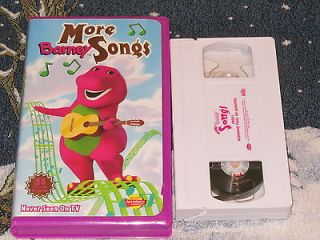   SONGS~ACTIMATES VHS VIDEO TAPE~FREE U.S. SHIP~BJ BABY BOP~55 MIN