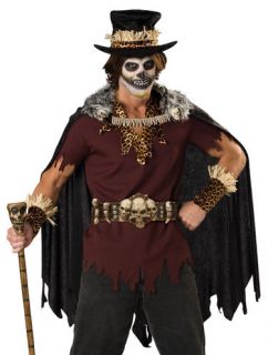 Witch Doctor Voodoo Priest Adult Mens Halloween Costume