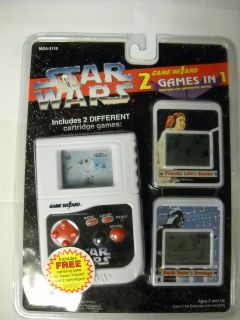 MGA Star Wars handheld video Game Wizard 2 games in 1 MOC sealed new 