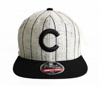 American Needle Cooperstown Snapback Chicago Cubs Road Replica Wool 