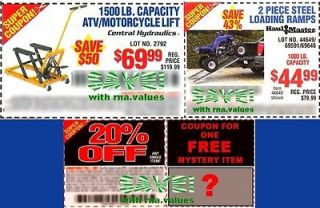 harbor freight motorcycle lift in Gift Cards & Coupons