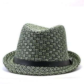 green fedora hat in Clothing, 