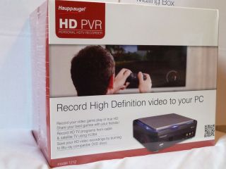 NEW Hauppauge HD PVR Personal Video Recorder 1212 HDPVR