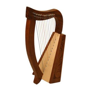Roosebeck 21 12 String Rosewood Baby Harp + Extras
