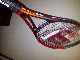   WILSON Triad T6 oversize 106 Tennis Racket Racquet + Head Cover BAG