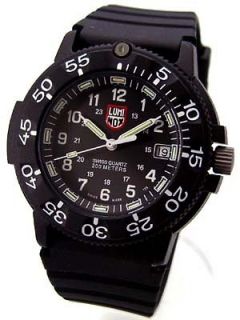 Luminox 3001 Original Navy SEAL Dive Black Watch NEW