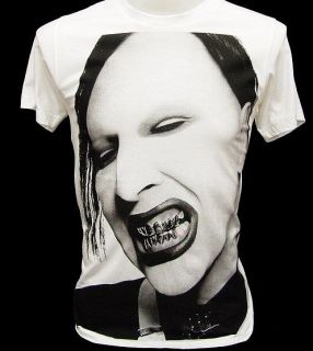 Marilyn Manson Alternative Heavy Metal Retro Punk Rock T Shirt S