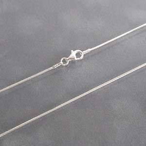 9MM STERLING SILVER 925 SOLID ITALIAN WOMENS SNAKE CHAIN NECKLACE 