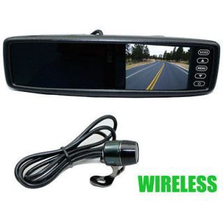 Wireless 4.3 Car universal Reverse Mirror Monitor touch button+ 480 