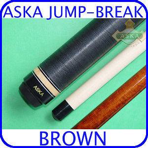 Jump Break Billiard Pool Cue Aska JBC Brown PREMIUM
