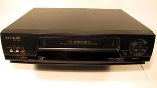 Optimus 201 4 Head Hi Fi Stereo VCR VHS Player Recorder