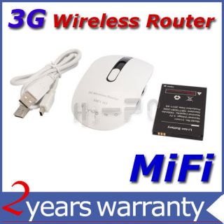 USB 3G WiFi 802.11b/g/n Wireless Broadband Mobile Hotspot Router Modem 