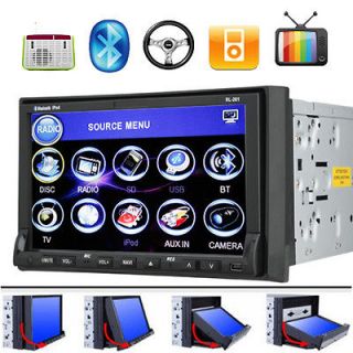   Touch Screen Double Din In dash Car Stereo DVD Player Radio Ipod TV BT