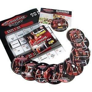 SUPREME 90 DAY 10 DVD SET GET INSANE ABS WITH SUPREME 90 DAY WORKOUT