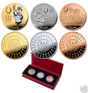 2008 olympic coin sets
