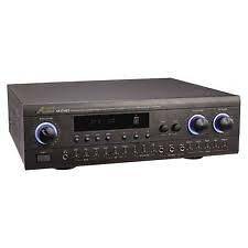   2000s AKJ7403   Pro Karaoke Mixing Amp with Digital Echo, Key Control