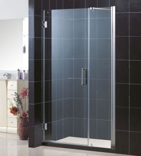   Unidoor Frameless 41 42 Inch Adjustable Shower Door SHDR 20417210 04