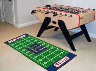 New York Giants NFL 29 x 72 Football Field Runner Area Rug Floor Mat
