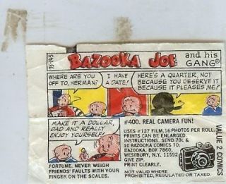 Bazooka Joe in Trading Cards