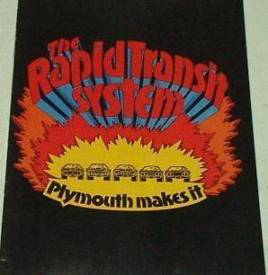 1970 Plymouth Rapid Transit System Brochure