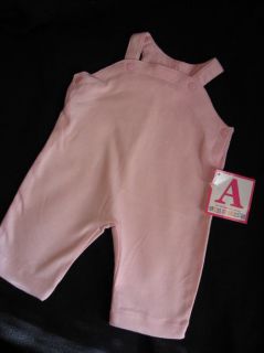 NOS Lee Middleton Original Doll Baby Bib Overall Pink Outfit Mix 