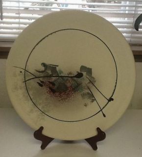 ART POTTERY DECORATIVE PLATE   15 by Newcomb