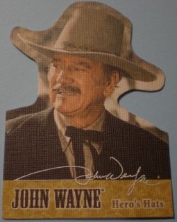 2005 Breygent John Wayne Heros Hats Die Cut Card HH8