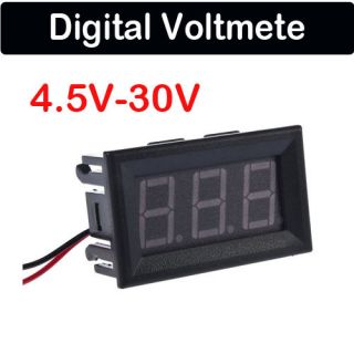   Digital MiNi LED Car Voltmeter Gauge Voltage Volt Panel Meter NEU