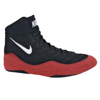 Nike Inflict Black/Red Rare Wrestling Shoes 325256 014 Sz 7.5 8 12 12 