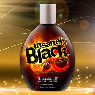   INSANELY BLACK 60X Bronzer TINGLE Dark ACCELERATOR Lotion Tanning Bed