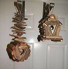 NEW HANDCRAFTED DRIFTWOOD BIRDHOUSE HOME WOODEN DECORATIION YARD TREE 