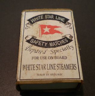 White Star Line, RMS Titanic, Matchbox 1912