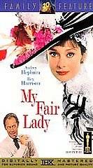 My Fair Lady (VHS) Audrey Hepburn, Rex Harrison (In Clamshell Very 