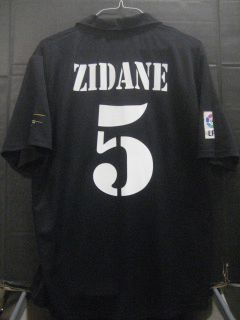 NWT Authentic Adidas 2002 Real Madrid Zidane Away Jersey L