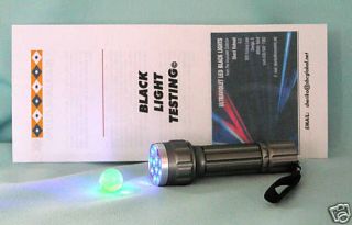 HVAC Home & Auto Engine Fluid Leak Detector 12 LED UV Black Light 4.5 