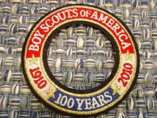 Boy Scout 100th Anniversary Patch BSA Circle Patch Ring Centennial 