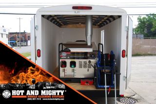   WASHING TRAILER RIG, HOT OR COLD PRESSURE WASHER, CLEANING EQUIPMENT